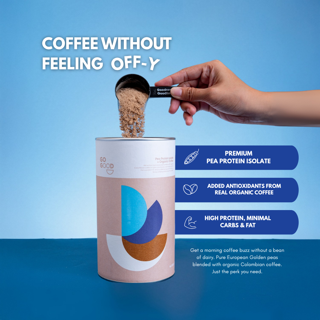 Plant Protein Isolate + Organic Coffee